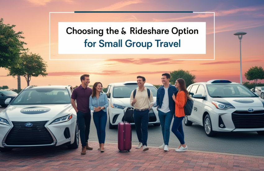 Rideshare Option for Small Group