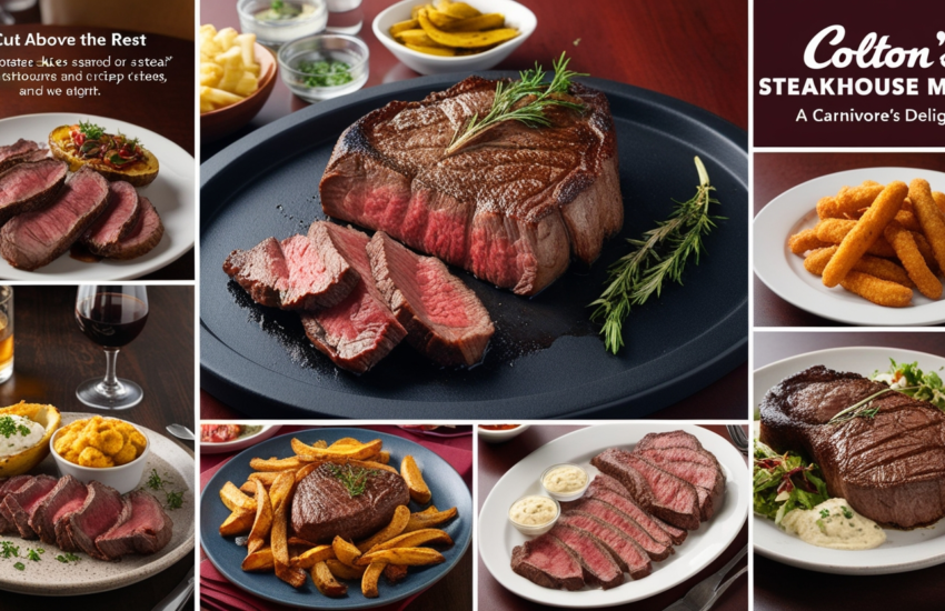 Colton's Steakhouse Menu